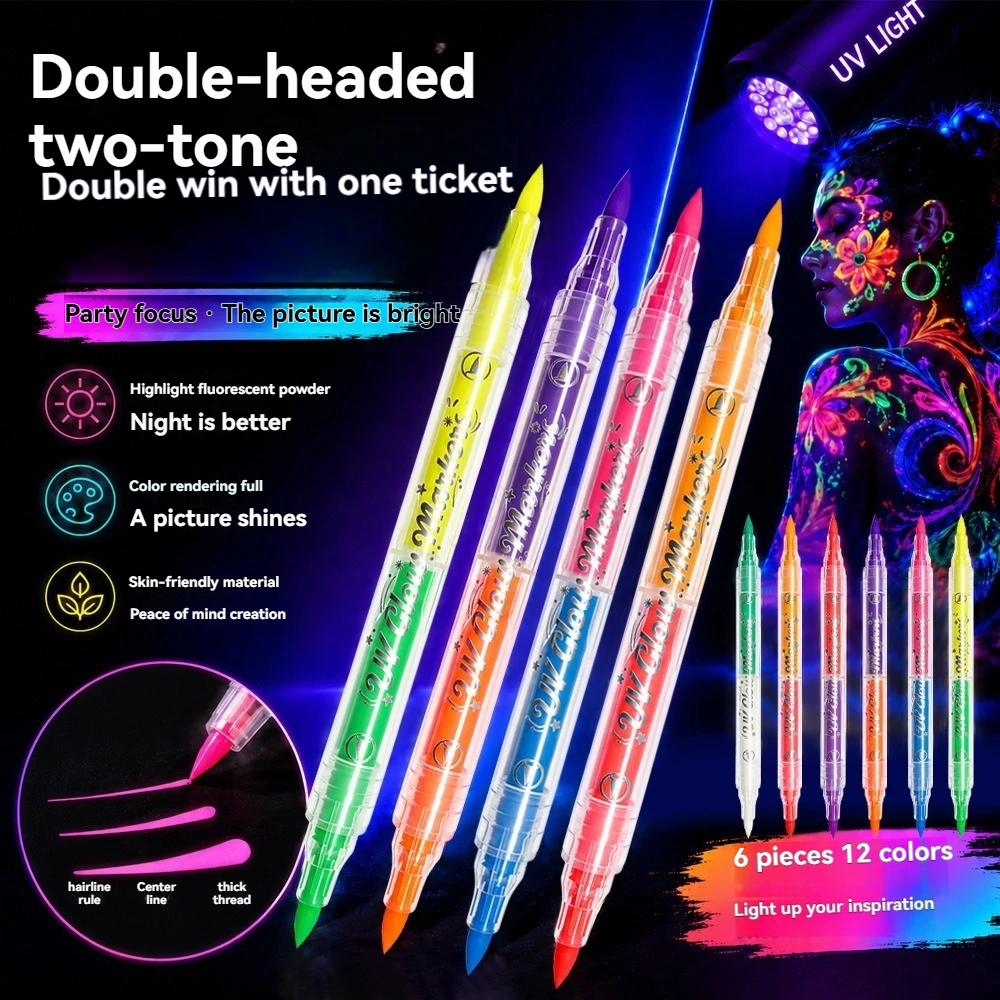 12 Colors Double-ended UV Neon - Copic Marker Sketch review and price