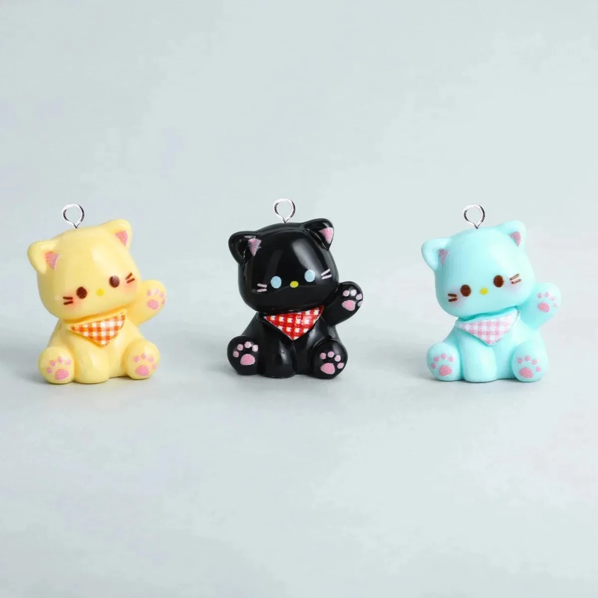 10Pcs 3D Cartoon Cat Mini Resi - Resin Crafts Diy review and price