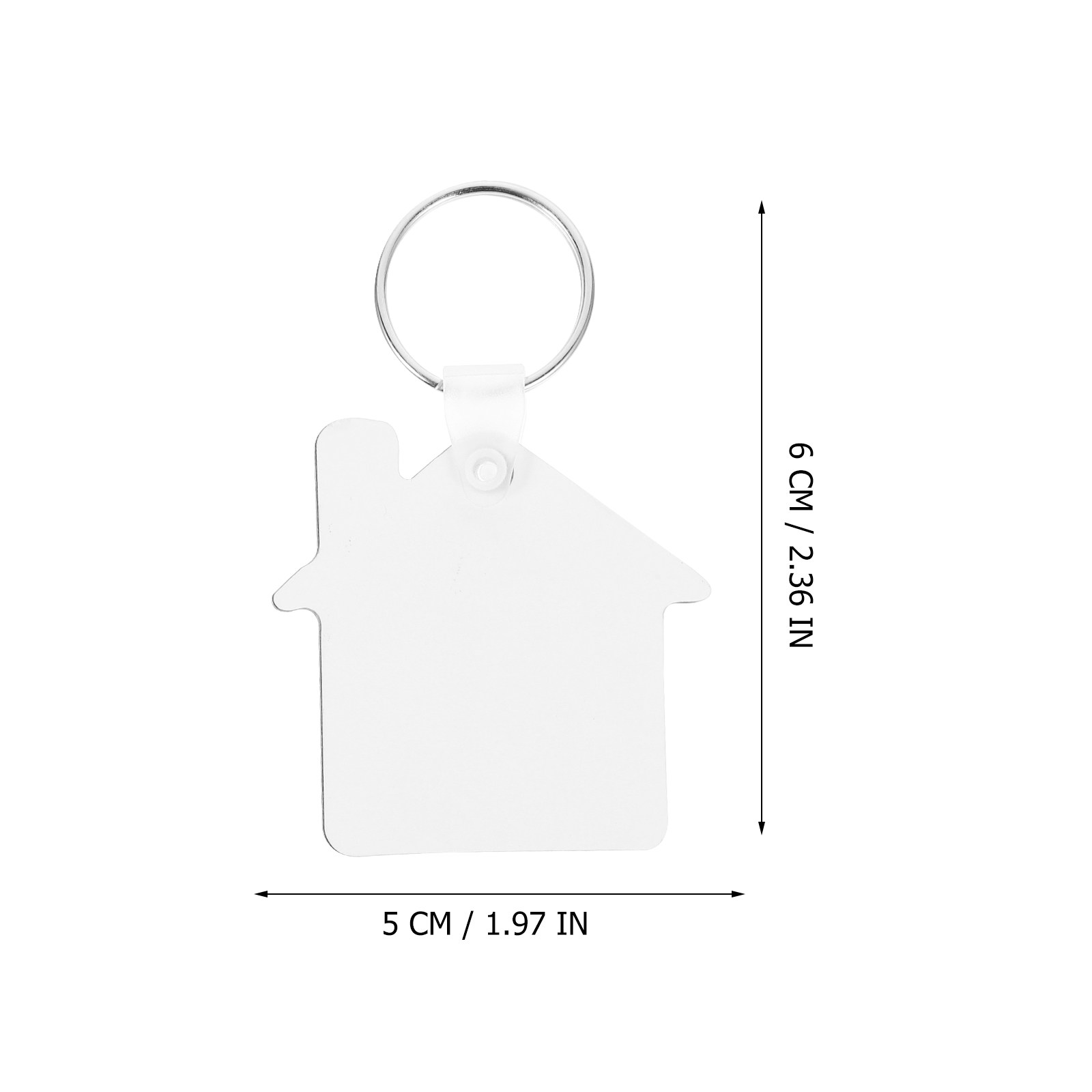 5Pcs Sublimation Keychain Deco - Wood Ring Blank review and price